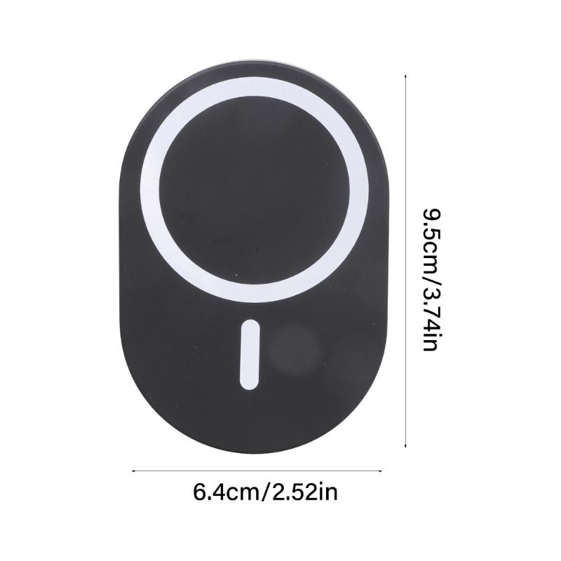 Strong N52 Magnetic Car Phone Holder 17mm Ball Base 360 Rotation Adjustable ABS PC Brackets No Tools Install for Phone