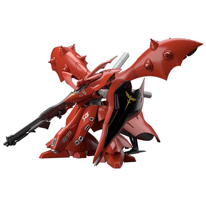 BANDAI SPIRITS HGUC Mobile Suit Gundam: Char's Counterattack Nightingale 1/144 Scale Model Kit 197690 Red