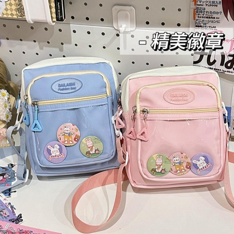Neue transparente Umhängetasche Damen Freizeit Einfach Student Mode Schmerztasche Tasche Personalisierte Handytasche
