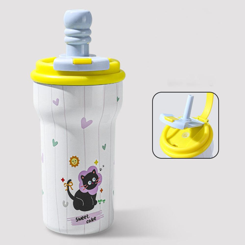 

Cartoon Vacuum Cup 316 ceramic Water Mug New Insulated Cup синій
