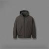 Couple Solid Color Hooded Padded Coat Fake Two-piece Design Winter Outdoor Warm Loose Fit Youth