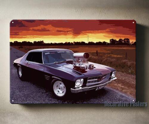 1d Holden Monaro Мускул-кар Металлический плакат Жестяная табличка 20x30см 20x30cm（7.8x11.8inch）