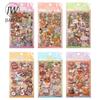 JIANWU Guide To Happiness Series Vintage Plant Flower Picnic Landscape Material Collage PET Sticker Creative Journal Stationery