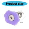 High Pressure Washer Sprayer Nozzle Tip 1/4" Quick Connector Plugs Male Thread 0 Degree Water Jetters Nozzle