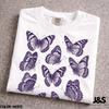 Butterfly Tattoo Style Vintage 90s Shirt, Retro Comfort Colors® Y2K Graphic Tee, Monarch Butterfly Shirt for Women, Nature Lovers Gift