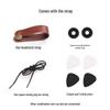 Creative Embroidery Non-slip Guitar Strap with Picks for Electric & Acoustic Guitars