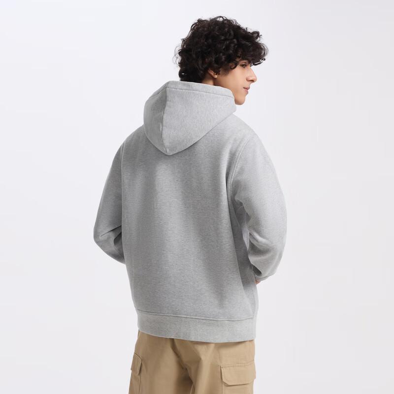 Gap Unisex Carbon Soft Brushed Fleece Logo Hooded Sweatshirt