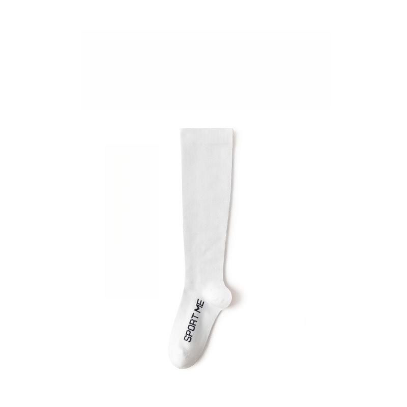 Sports muscle energy compression socks women's fitness running skipping rope pressure thin leg calf socks four seasons thin long tube sweat-absorbent