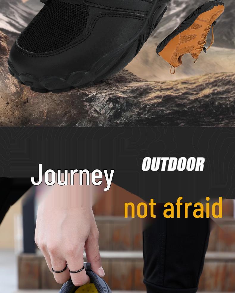 2025 Summer Wear-Resistant Outdoor Hiking & Five-Finger Breathable Trekking, Climbing, Cycling, Swimming, Wading Shoes