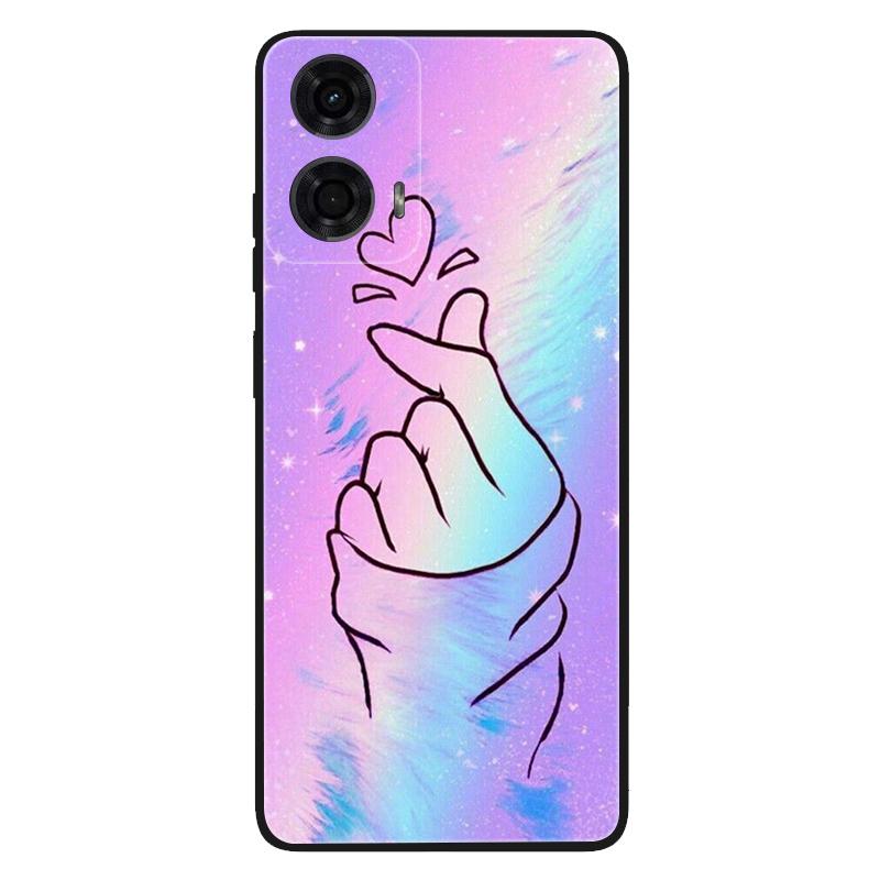 For Moto G85 5G Case TPU Space Soft Silicone Back Cover Phone Cases For Motorola Moto E14 MotoG85 Wolf Protective Cool funda