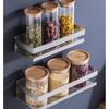 Kitchen Shelf 304 Stainless Steel Nickle Brush Kitchen Condiment Shelf Holder Shower Storage Rack Accessories