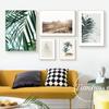 Abstraction Palm Leaf Plant Canvas Painting Botanical Nordic Wall Art Poster Print Scandinavian Decoration Picture Artwork Decor No Frame