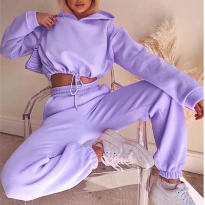 2 stks/set Sport Casual Outfit Herfstkleding voor Vrouwen Sweatshirt Jumper Top Joggingbroek Sets Trainingspak