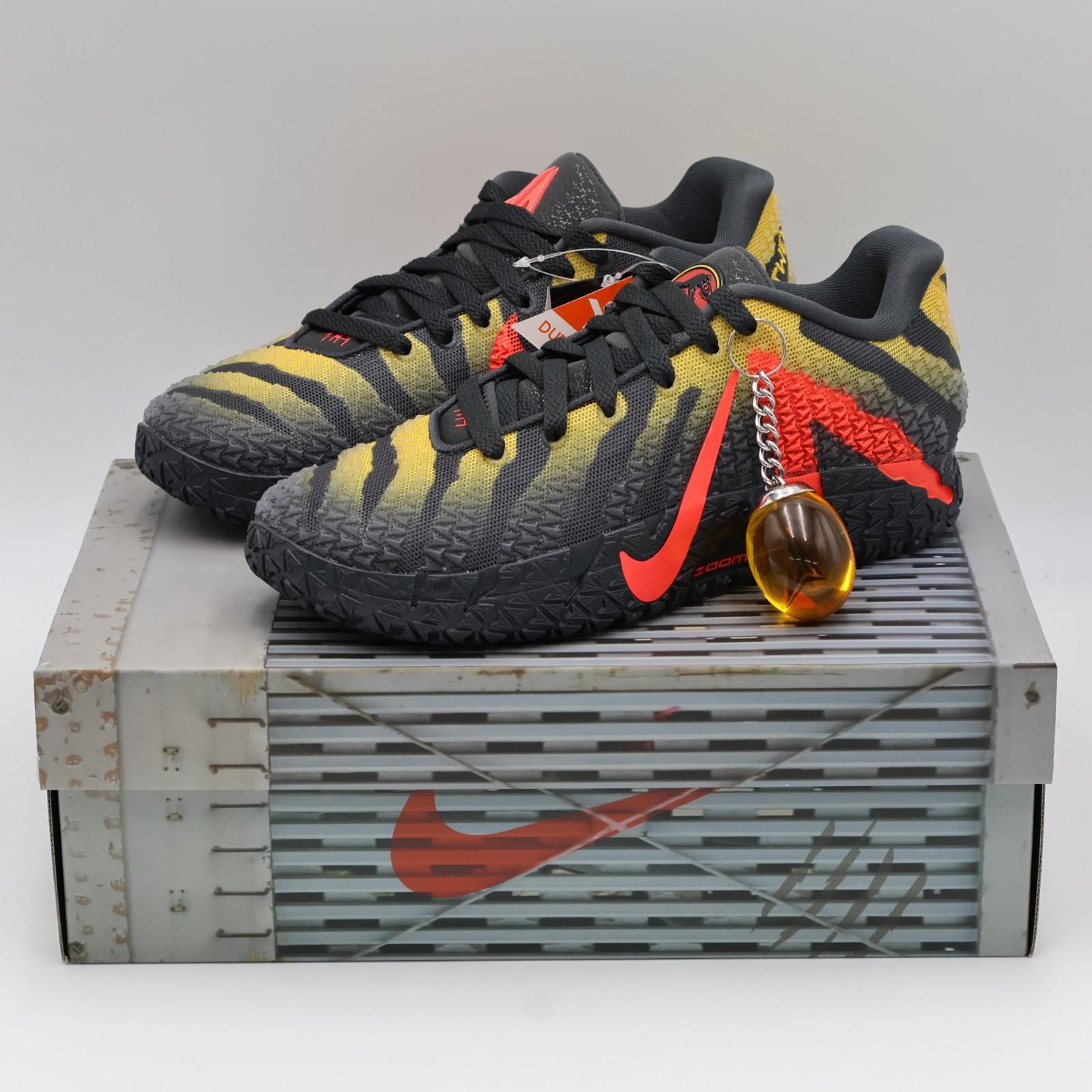 IU7239-001 Jurassic Park Nike Ja EP 3 Raptor Anthracite Bright Crimson (Men s) 9.5