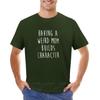 Having A Weird Mom Builds Character Tshirt Anime Clothes Boys T Shirts Short Sleeve T Shirts For Unisex