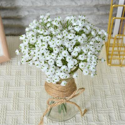 Artificial Flowers Babysbreath Wedding Home Room Table Decor Yard Garden Wreath Bridal Bouquets Vase Photography Gifts DIY Prop
