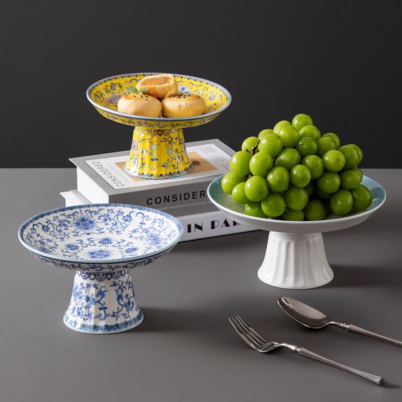 

Высокая тарелка для закусок и фруктов в китайском стиле