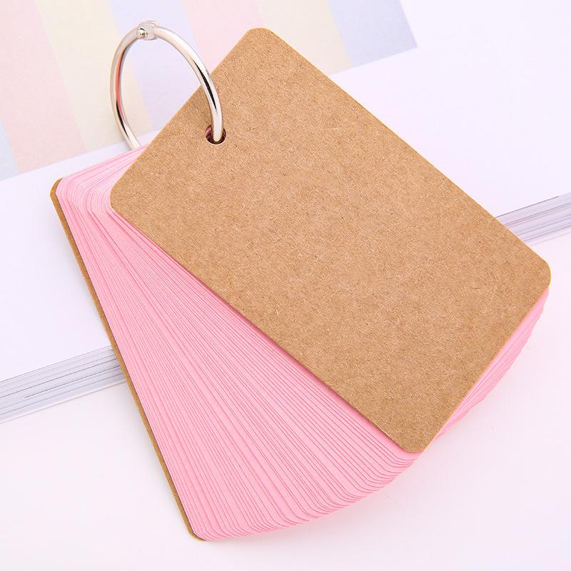 Schüler Leere Vokabelkarten: Robustes Loseblatt-Taschennotizbuch für DIY-Memos und Journaling