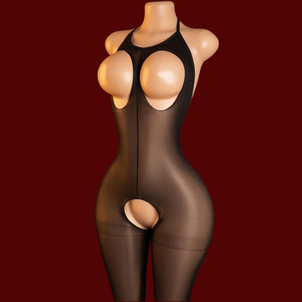 Open Crotch Babydolls Women Sexy Adult Fishnet Mesh Body Stockings Lingerie Catsuit Transparent Erotic Clothing Bodysuits