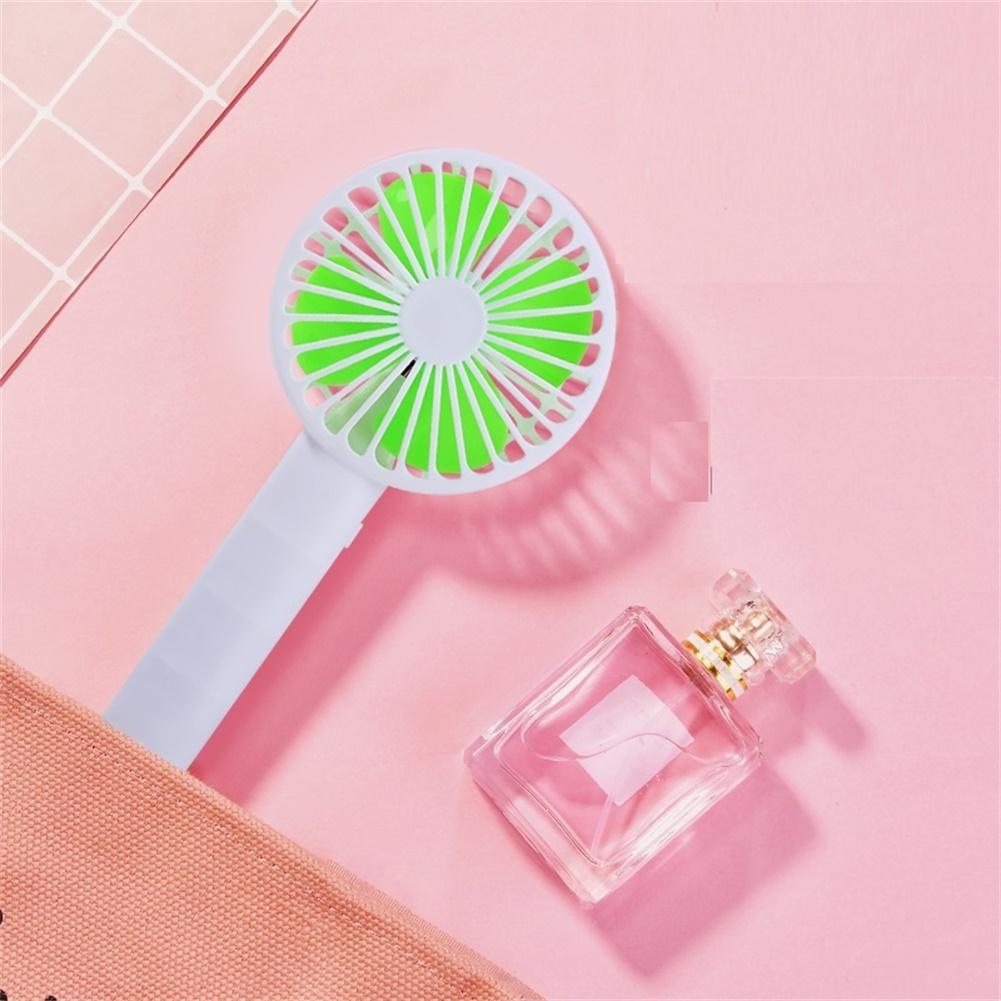 Portable Mini Fan Handheld Battery Powered Fan Desktop Air Cooler Outdoor Travel Hand Fan