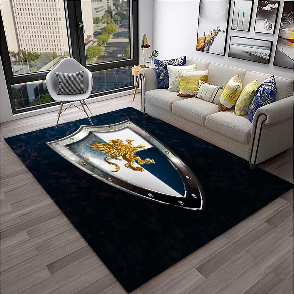 Retro Game Heroes of Might and Magic Carpet Rug for Home Living Room Bedroom Sofa Doormat Decor,kids Area Rug Non-slip Floor Mat
