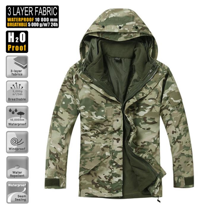 Neo Tactical Windbreaker Jacket (Multicamo)