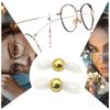 10 Pack Eye Glasses String Strap Flexible and Adjustable String Eyeglass Hooks Rubber Ends with Metal Coil Retainer Holder Gifts