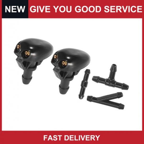 Pack of 5 For Nissan Frontier Front Windshield Washer Nozzles w/ Hose Connector