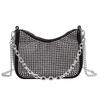 Fashion Rhinestone Crossbody Bag Women Shiny Chain Evening Clutch Totes Casual Lady Shoulder Messenger Pouch