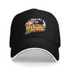 Back To The Future Retro Movie Sandwich Caps Unisex Women Vintage Time Travel Caps Golf Hats Breathable Baseball Cap Summer