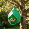 House Shape Waterproof Hanging Bird Feeder Large Capacity with Stand Hummingbird Feeder Rainproof Birds Food Catcher Garden