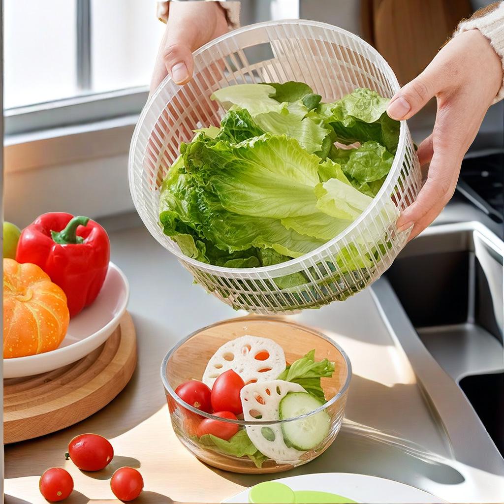 Manual Multifunction Vegetable and Fruit Salad Spinner
