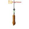 Green & Purple Sandalwood Pen & Phone Chain Keychain Backpack Ornament