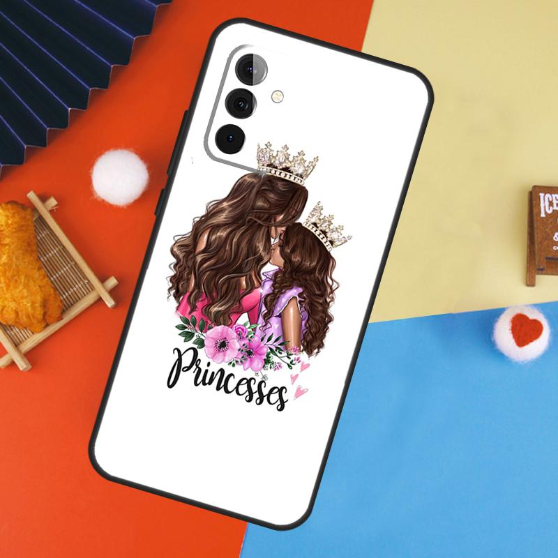 Beautiful Mother Daughter Son Case For Samsung Galaxy A53 A33 A13 A54 A34 A14 A56 A36 A16 A06 A12 A32 A52 A35 A17 A15 A55