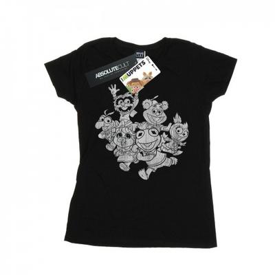 Womens/Ladies The Muppets Muppet Babies Mono Group Cotton T-Shirt