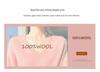 Women's Australian Pure Wool V-Neck Sweater - Autumn/Winter Loose Knit Long Sleeve Outerwear