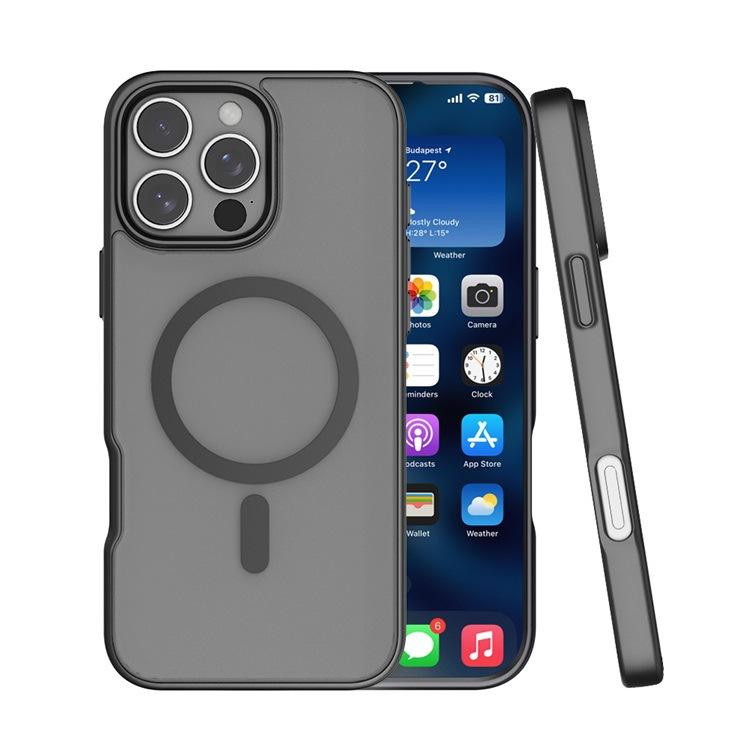 Applicable To Apple 11promax Skin Matte Magnetic Mobile Phone Case Iphone11 Transparent Two-in-one 11 Protective Case