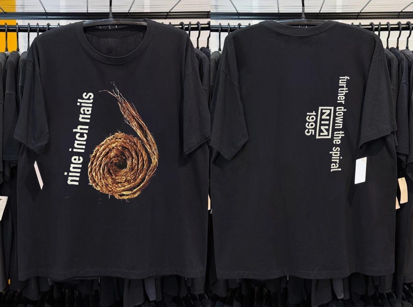 VTG Nine Inch Nail NIN Further Down The Spiral 1995 Tour T-Shirt REPRINT XXXL