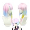 45cm Lucy Cosplay Wig Anime Cyberpunk Edgerunners Cosplay Lucyna Kushinada Multicolor Gradient Heat Resistant Hair Wig