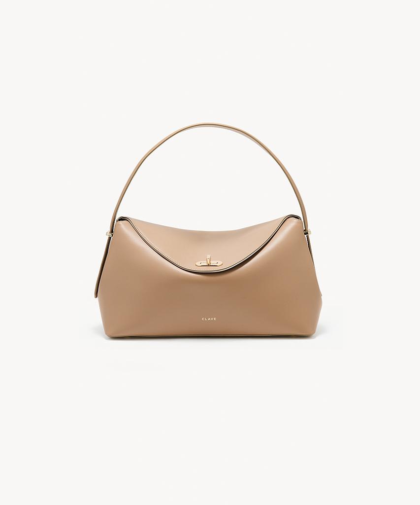 Clave Nicole Beige Tote Bag