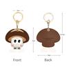 Bamen Bug Club Cartoon Access Control Card Leather Case Keychain Creative Cute Girl Key Pendant Bag Hanging Personalized Gifts
