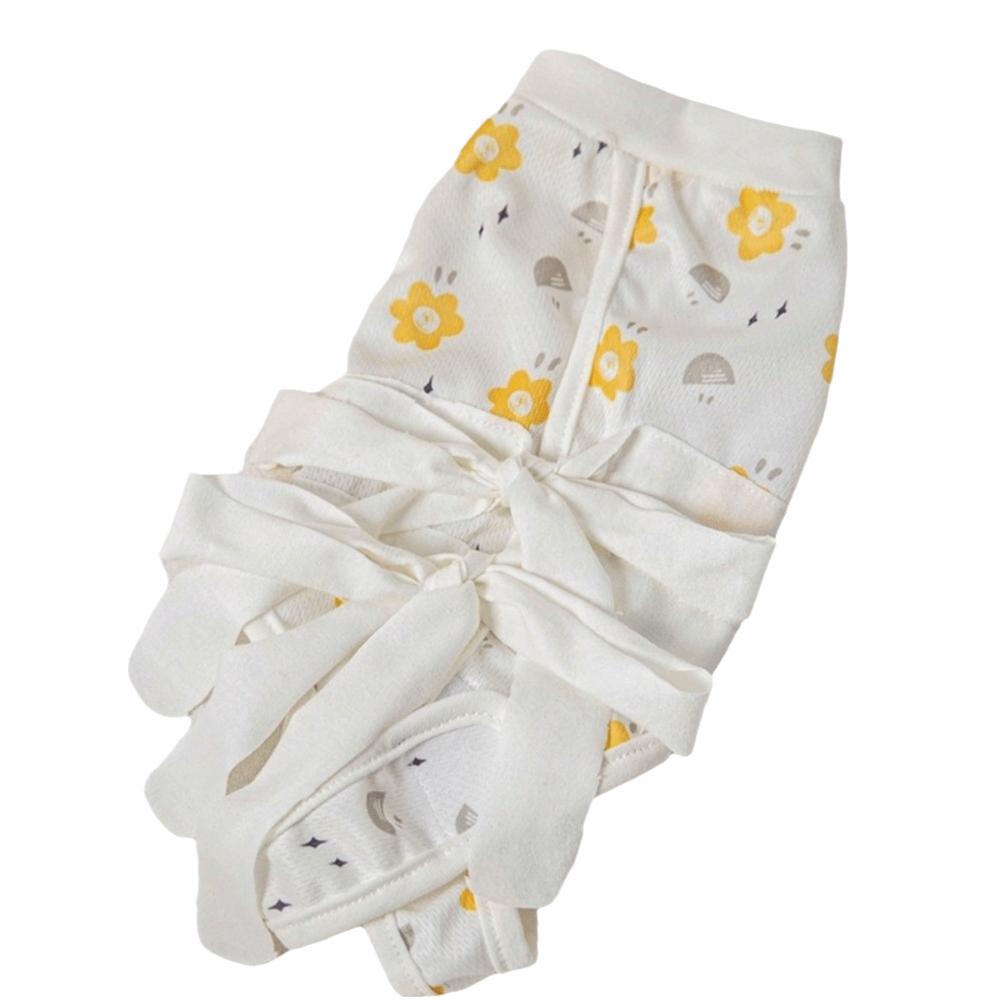 

Adjustable Pet Surgery Suit Breathable Anti-scratch Care Clothes Pet Sterilization Suit Pet Care XL жовтий