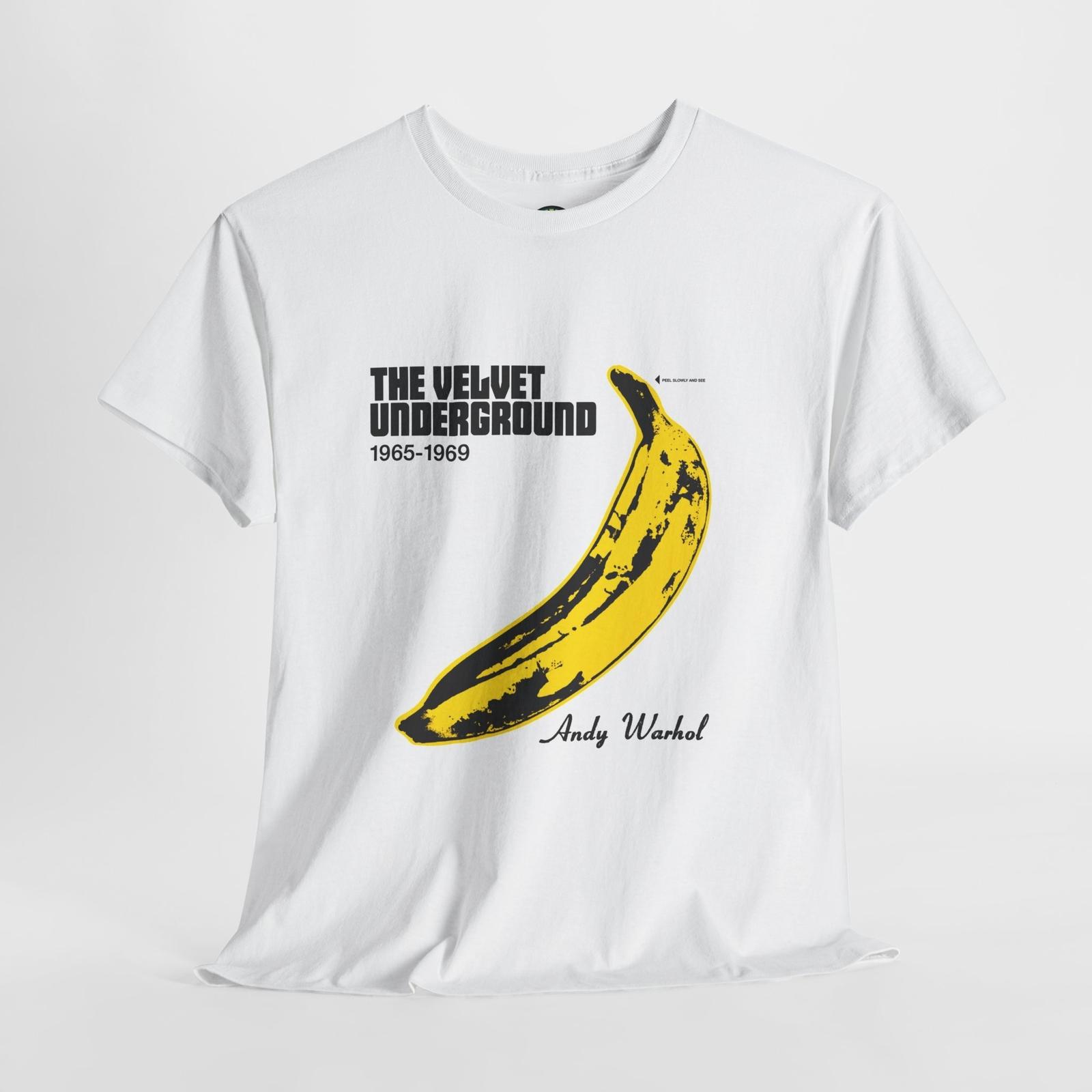 Velvet Underground Banana T-Shirt Vintage Retro Rock Band Men’s Women’s M
