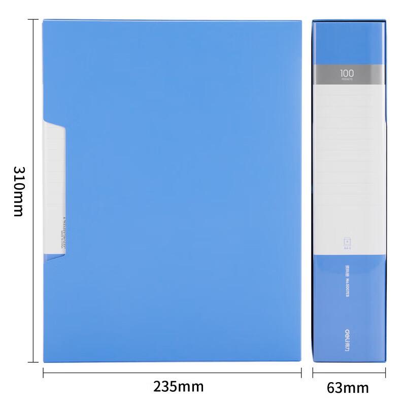 Deli A4 100-Page Document Display Book