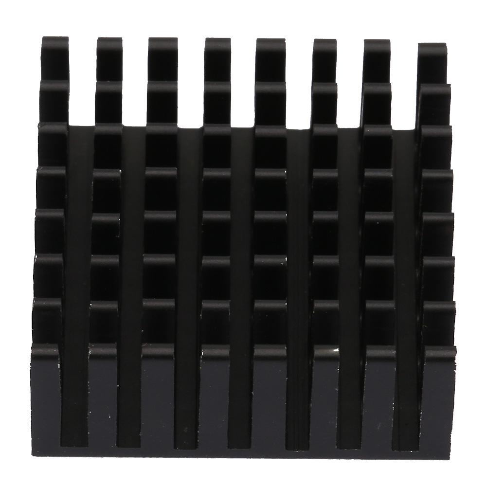 10pcs P25*10*25-B Aluminum Black Heat Sink Chip Cooling Fin