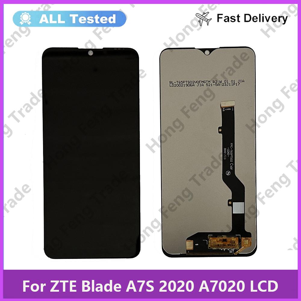 

LCD Screen and Digitizer Full Assembly for ZTE A7S 2020 A7020;Black; + Tools