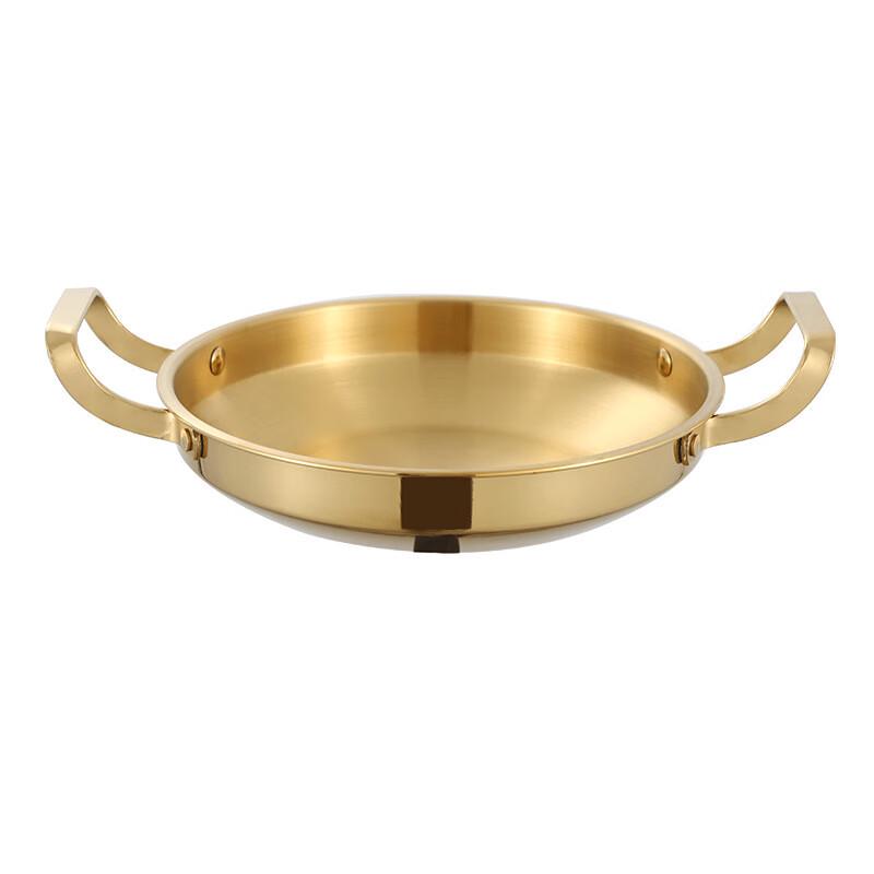 Li Lang 28cm Stainless Steel Frosted Gold Korean Noodle & Seafood Pot