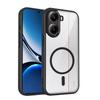 KEYSION Transparent Magnetic Phone Case for Xiaomi POCO X7 Pro Soft Silicone+PC HD Clear Shockproof Back Cover for Redmi Turbo 4