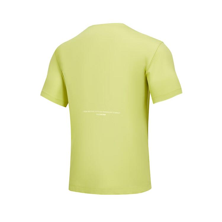 Skechers Casual Loose Round Neck Short Sleeve T-Shirt Men tops Bodhi-Green P225M177-05KK