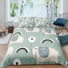 Kids Elephant Bedding Set King/Queen Size Cartoon Cute Animal Duvet Cover for Girls Boys Lovely Wildlife Polyester Quilt Cover